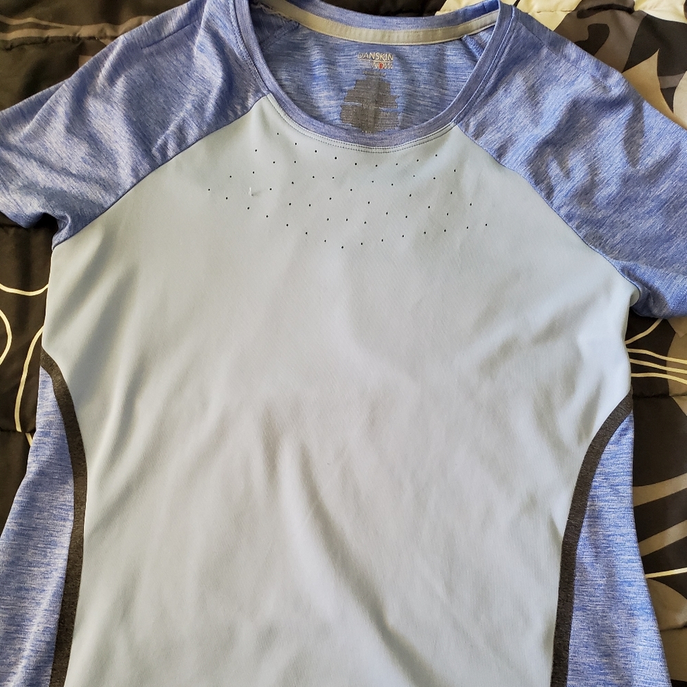 Light blue work out tshirt